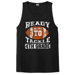 Ready To Tackle 4th Fourth Grade Football First Day School PosiCharge Competitor Tank