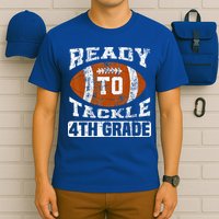 Ready To Tackle 4th Fourth Grade Football First Day School T-Shirt