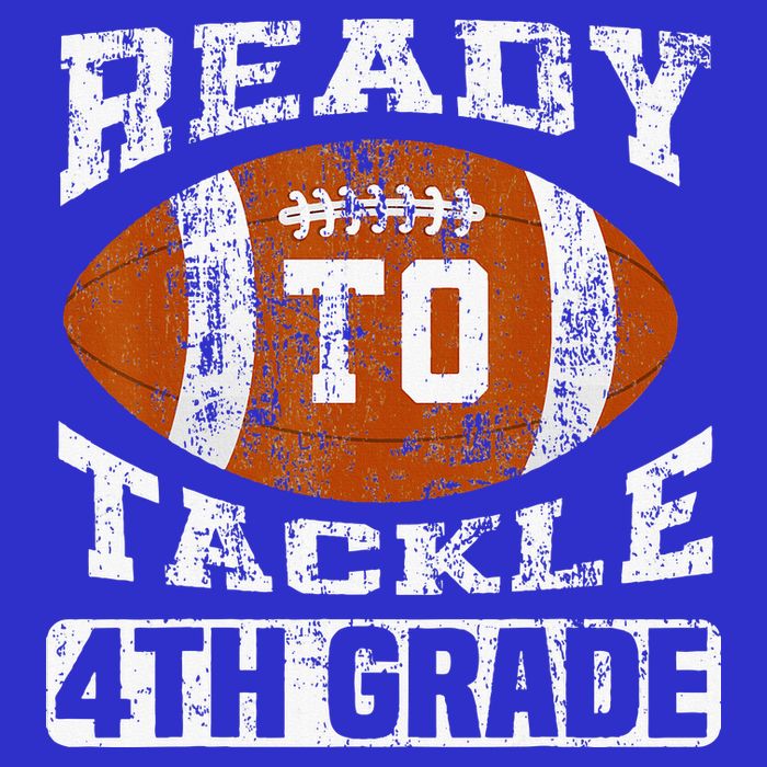 Ready To Tackle 4th Fourth Grade Football First Day School 16 in Basic Backpack