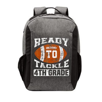 Ready To Tackle 4th Fourth Grade Football First Day School Vector Backpack