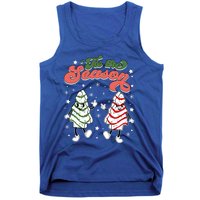 Retro Tis The Season Christmas Tree Cakes Debbie Funny Great Gift Tank Top