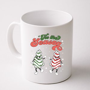 Retro Tis The Season Christmas Tree Cakes Debbie Funny Great Gift Coffee Mug