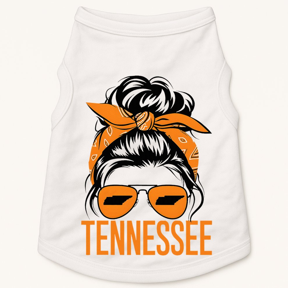 Retro Tennessee Throwback Vintage Style Classic Doggie Tank