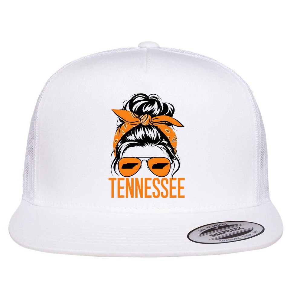 Retro Tennessee Throwback Vintage Style Classic Flat Bill Trucker Hat