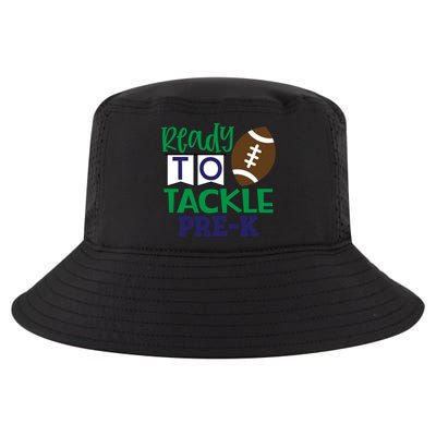 Ready To Tackle Football Theme PreKindergarten Gift Cool Comfort Performance Bucket Hat
