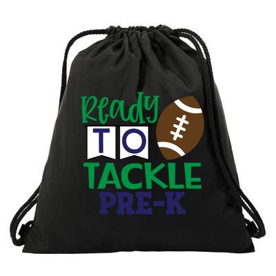Ready To Tackle Football Theme PreKindergarten Gift Drawstring Bag
