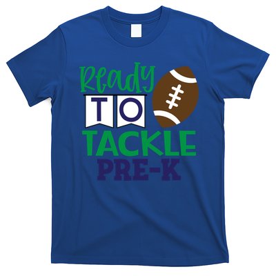 Ready To Tackle Football Theme PreKindergarten Gift T-Shirt