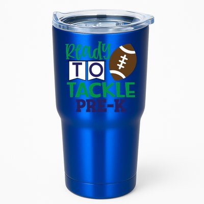 Ready To Tackle Football Theme PreKindergarten Gift Tumbler