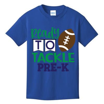 Ready To Tackle Football Theme PreKindergarten Gift Kids T-Shirt