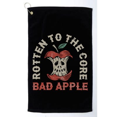 Rotten To The Core Bad Apple Golf Towel