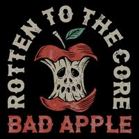 Rotten To The Core Bad Apple Wool Snapback Cap