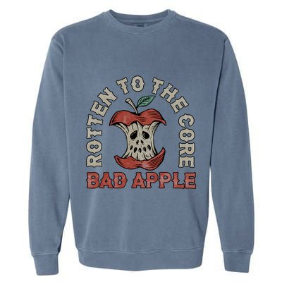 Rotten To The Core Bad Apple Garment-Dyed Sweatshirt
