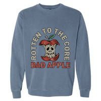 Rotten To The Core Bad Apple Garment-Dyed Sweatshirt