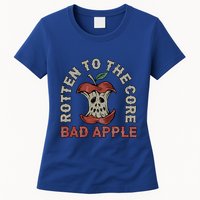 Rotten To The Core Bad Apple Womens T-Shirt