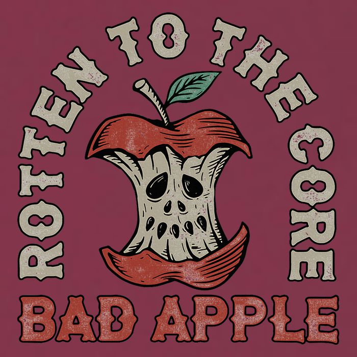 Rotten To The Core Bad Apple 16oz Travel Tumbler