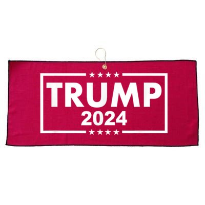 Red Trump Trump 2024 Take America Back Election Red Large Microfiber Waffle Golf Towel