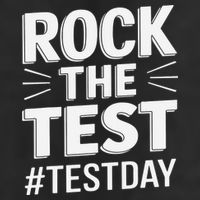 Rock The Test Encouragement Apparel For Teachers And Adult Drive Performance Visor