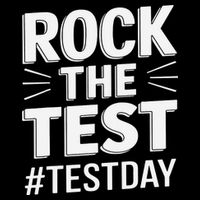 Rock The Test Encouragement Apparel For Teachers And Drawstring Bag