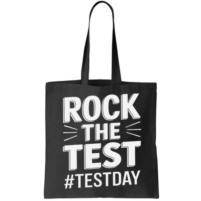 Rock The Test Encouragement Apparel For Teachers And Bag