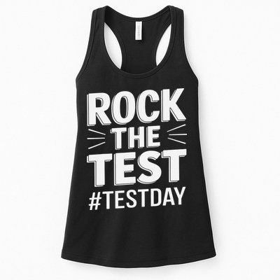 Rock The Test Encouragement Apparel For Teachers And Womens Tank Top