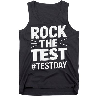 Rock The Test Encouragement Apparel For Teachers And Tank Top