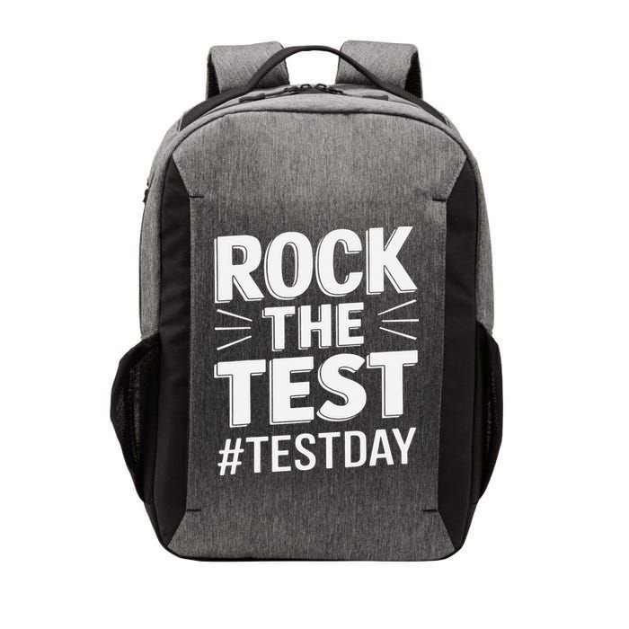 Rock The Test Encouragement Apparel For Teachers And Vector Backpack