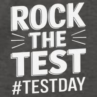 Rock The Test Encouragement Apparel For Teachers And Vector Backpack