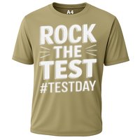 Rock The Test Encouragement Apparel For Teachers And Cooling Performance Crew T-Shirt