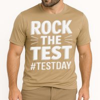 Rock The Test Encouragement Apparel For Teachers And Cooling Performance Crew T-Shirt