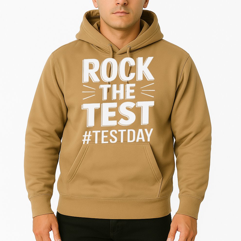 Rock The Test Encouragement Apparel For Teachers And Hoodie