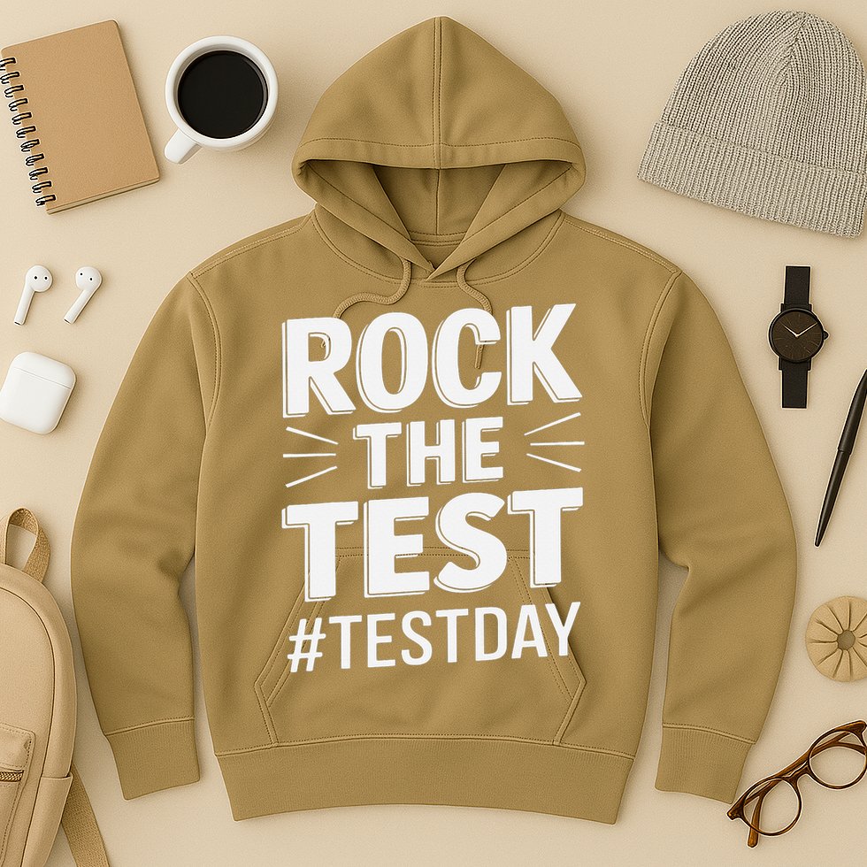 Rock The Test Encouragement Apparel For Teachers And Hoodie