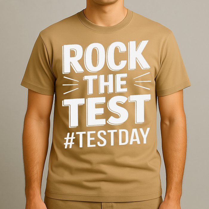 Rock The Test Encouragement Apparel For Teachers And T-Shirt