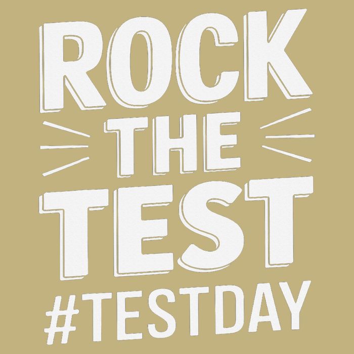 Rock The Test Encouragement Apparel For Teachers And T-Shirt