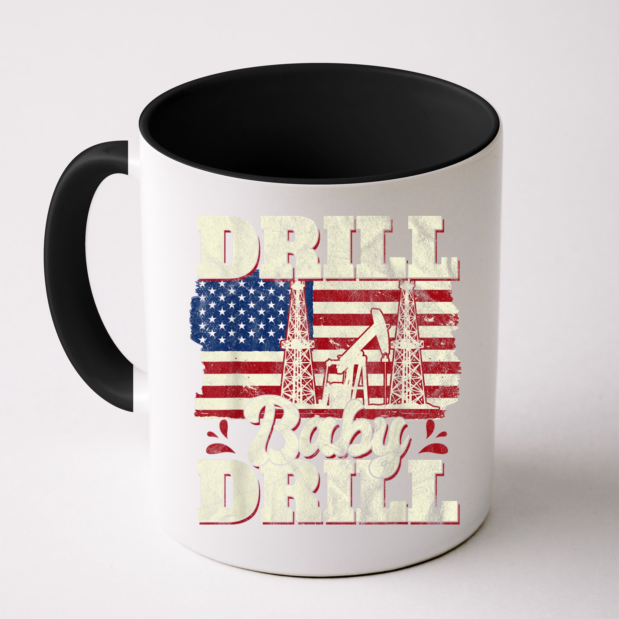 Red Trump Trump 2024 Drill Baby Drill Election Red Mug