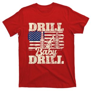 Red Trump Trump 2024 Drill Baby Drill Election Red T-Shirt