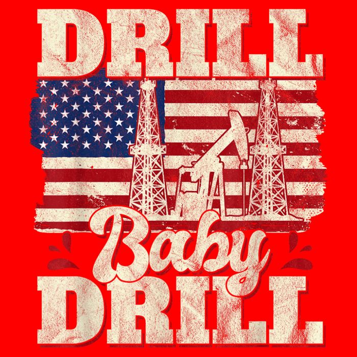Red Trump Trump 2024 Drill Baby Drill Election Red 16 in Basic Backpack