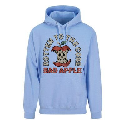 Rotten To The Core Bad Apple Funny Unisex Surf Hoodie