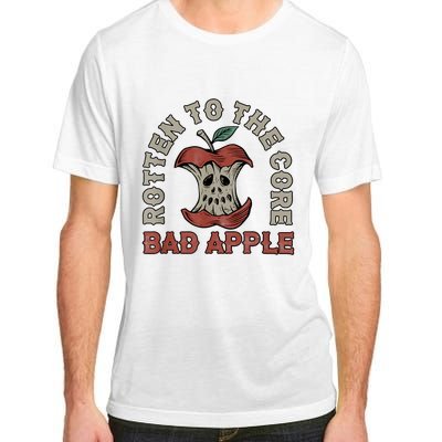 Rotten To The Core Bad Apple Funny Adult ChromaSoft Performance T-Shirt