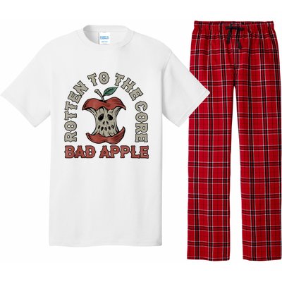 Rotten To The Core Bad Apple Funny Pajama Set