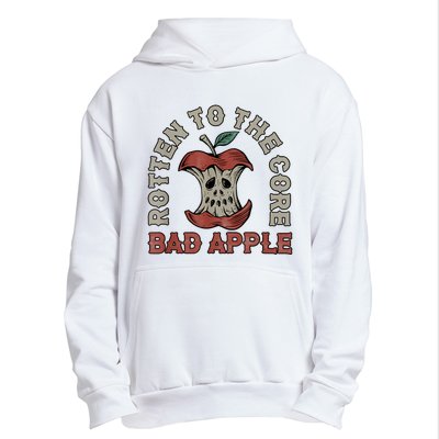 Rotten To The Core Bad Apple Funny Urban Pullover Hoodie