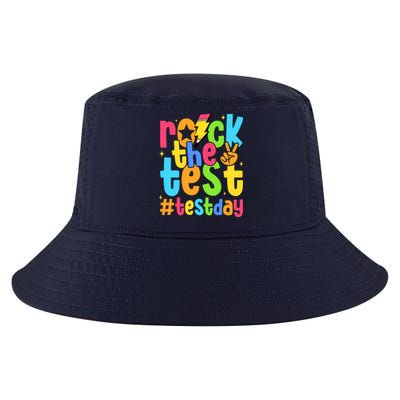 Rock The Test Testing Day Motivational Teacher Student Cool Comfort Performance Bucket Hat