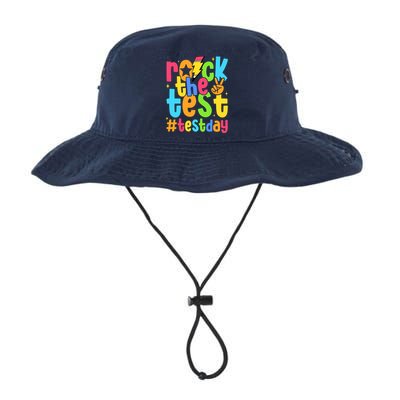 Rock The Test Testing Day Motivational Teacher Student Legacy Cool Fit Booney Bucket Hat