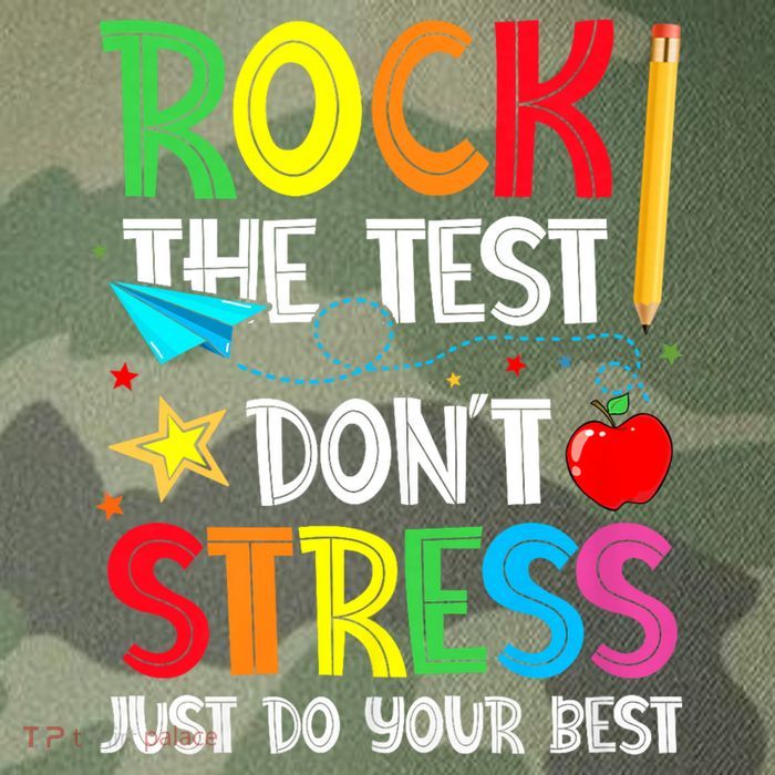 Rock The Test Don't Stress Just Do Your Best Legacy Tie Dye Trucker Hat