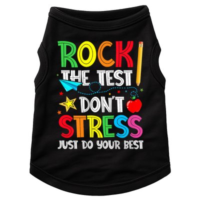 Rock The Test Don't Stress Just Do Your Best Doggie Tank