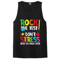 Rock The Test Don't Stress Just Do Your Best PosiCharge Competitor Tank