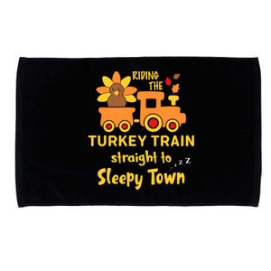 Riden The Turkey Train Sleepy Town Microfiber Hand Towel