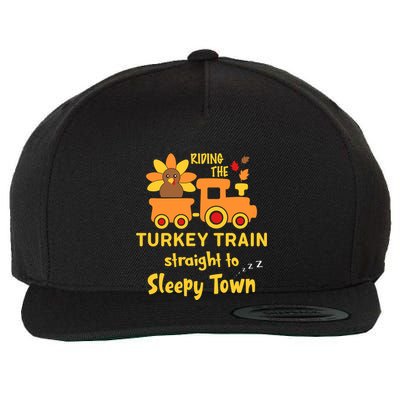 Riden The Turkey Train Sleepy Town Wool Snapback Cap