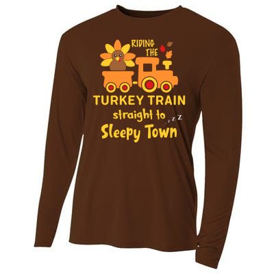 Riden The Turkey Train Sleepy Town Cooling Performance Long Sleeve Crew