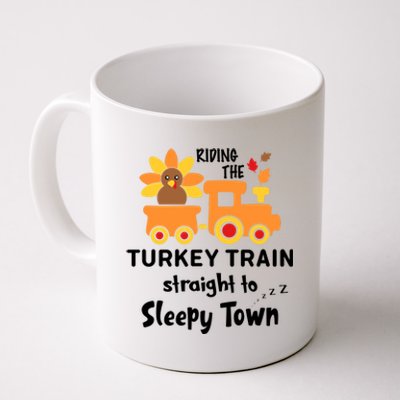 Riden The Turkey Train Sleepy Town Coffee Mug