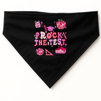Rock The Test Testing Day Don't Stress Do Your Best Teach.er USA-Made Doggie Bandana